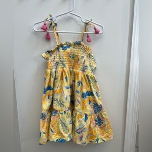 Tommy Bahama Yellow and Pink Sundress Babygirl Size 24 month